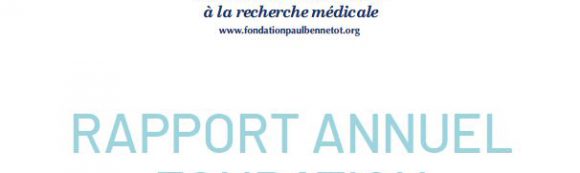 Visuel-Rapport annuel 2019 Fondation Paul Bennetot